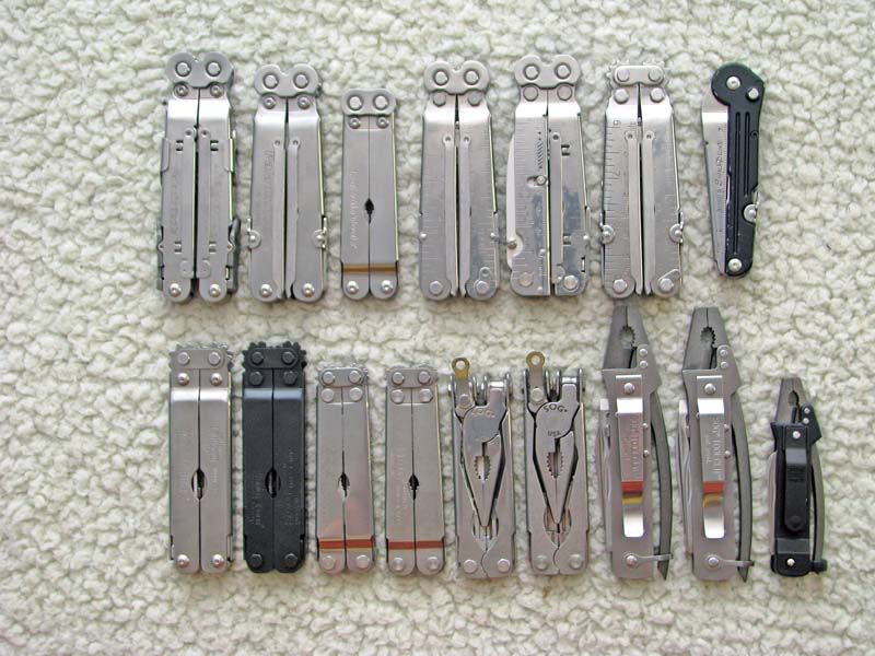 SOG multitool mini collection. SOG Tool Forum